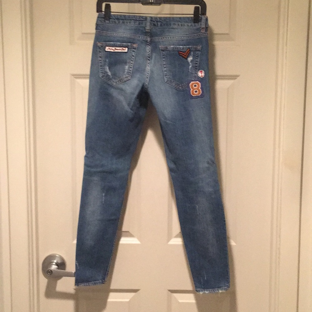 ZARA patch jeans - Picture 3 of 5